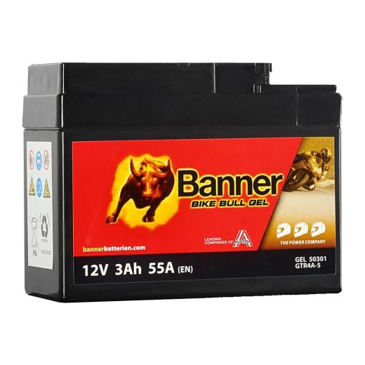 Banner Bike Bull GEL 12V 3Ah / BC_GEL 503 01 - GTR4A-5