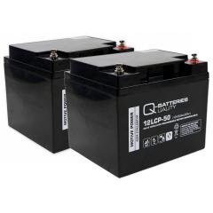 Ersatzakku für Orthopedia Shopper 3/4 2 Stück AGM Akku 12LCP-50 - 12V, 50 Ah